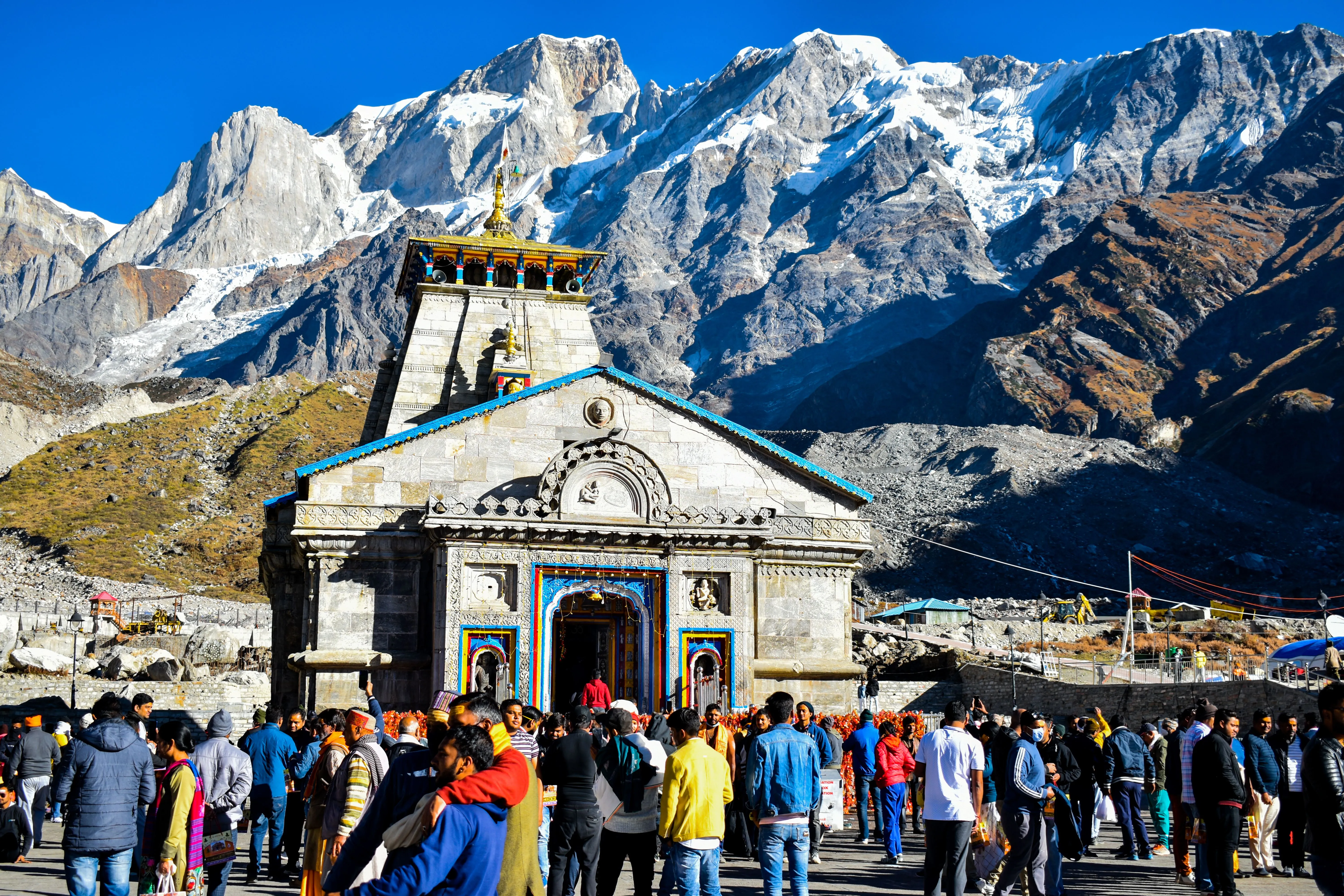 Kedarnath Temple in the Himalayas