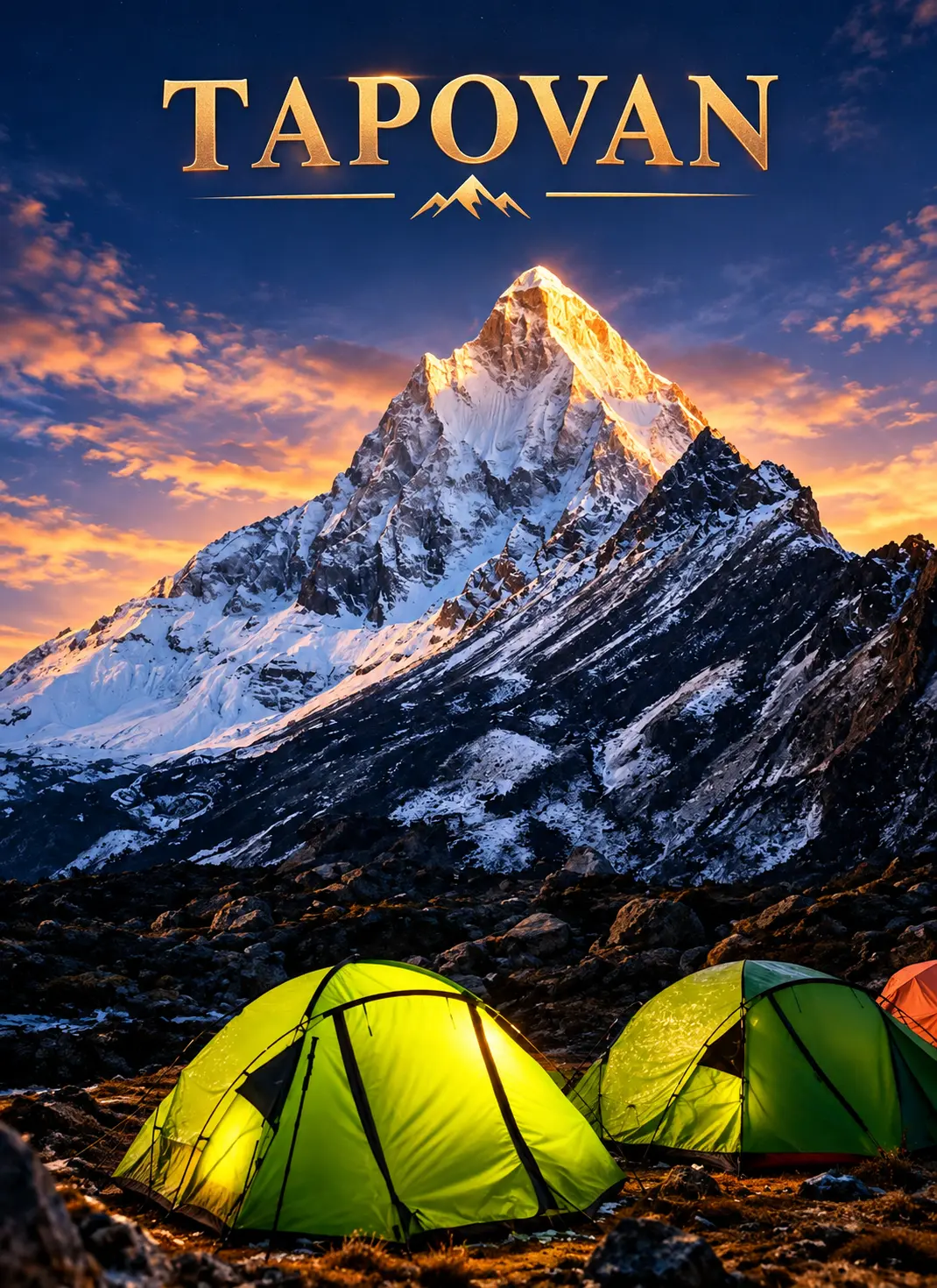Representative Tapovan Himalayan landscape for Gomukh trek